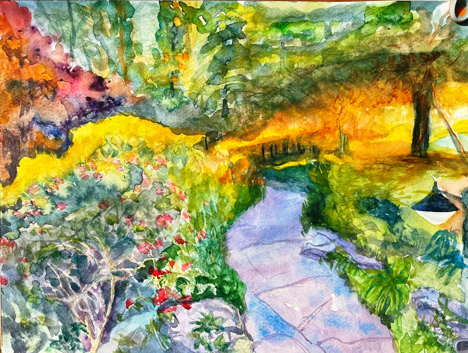 Japanese Garden by Sally