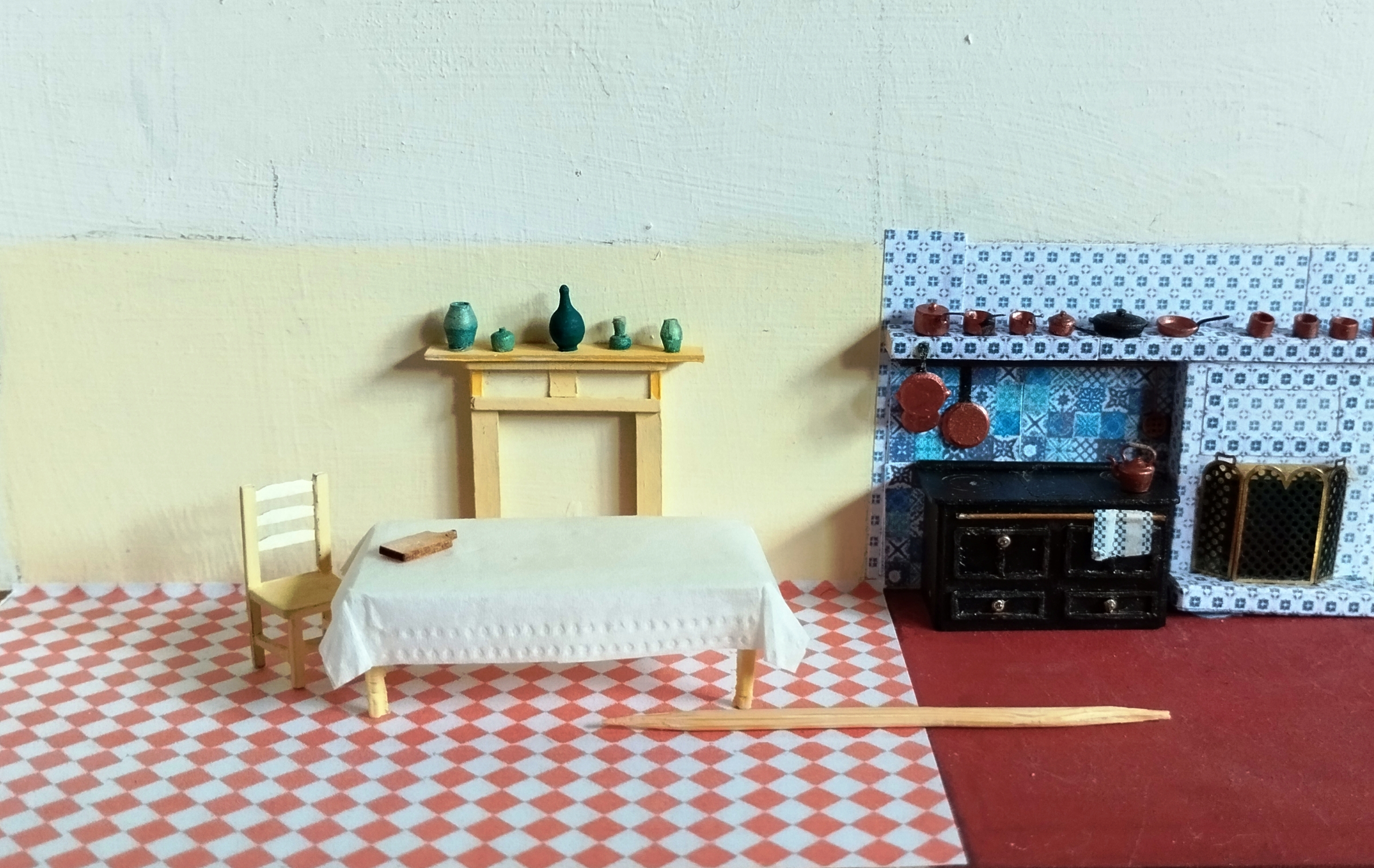 Monet's Kitchen & Dining Room WIP by Helen